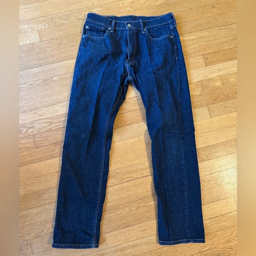 Levi's Blue Straight-Leg Jeans Classic Fit